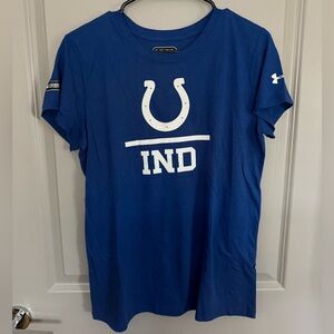 Under Armour Blue Fitted Short Sleeve T-Shirt